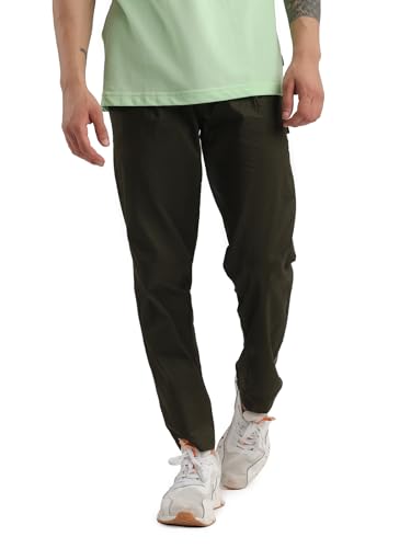 Image of Rupa Bumchums Men's Easy Care Cotton-Linen Relaxed Fit Trousers with Adjustable Drawstring and Secure Zip Pockets