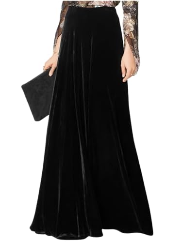 Black Velvet Skirt