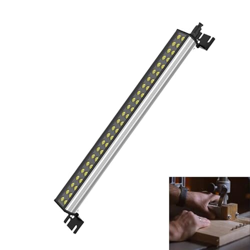 26 W Industrial LED Work Light, Woodworking - Durable Aviation Aluminum with 180° Adjustment, Waterproof and Dustproof for Tool Use CNC Machines