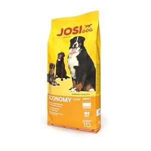 JosiDog Economy (1 x 15 kg) | Adult | Premium Trockenfutter für ausgewachsene weniger aktive Hunde | mit viel tierischem Protein | Powered by JOSERA | Hundefutter | Alleinfutter | 1er Pack