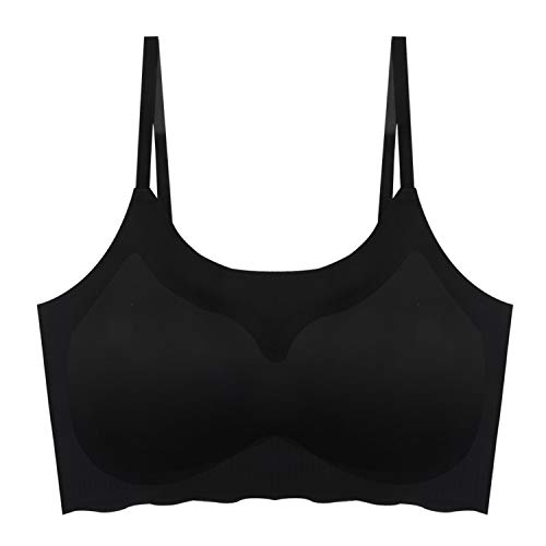 Sexy Women Bras Push Up Gather Seamless Bra Wire Free Comfort Underwear Solid