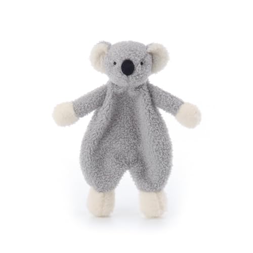 Image of Apricot Lamb Stuffed Animals Security Blanket Gray Koala Infant Nursery Character Blanket Luxury Snuggler Plush(Gray Koala, 10 Inches)