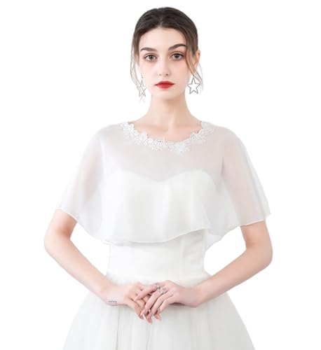 Lace Wedding Shawls Wrap For Women Bridal Shrug Bolero Cape Shoulder Covers Up For Dress Party2