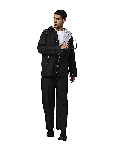 Image of Waterproof Raincoat for Mens with Pants Polyester Waterproof Rain Coat Men Rain Suit, Rain Coat for Men Waterproof, Boys Rainwear