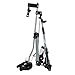 Srliya Golf Bag Cart, EVA Golf Cart with Nonslip Handle and Metal Rivet Reinforcement, Foldable, with 3 Wheels for The Golf Course