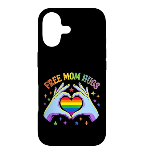 Free Mom Hugs LGBTQIA+ Ally Pride Month�B �X�}�z�P�[�X iPhone 17 �p