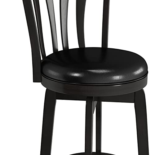 Hillsdale Savana Swivel Stool, Bar, Black #TOP5