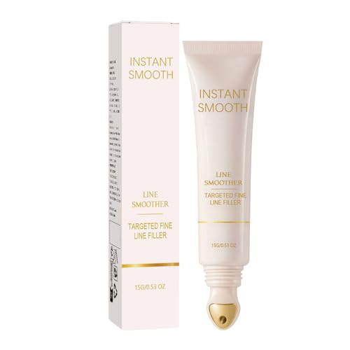 DFPHPNUP Instant Fine Line Filler, Line Smoother for Wrinkles & Crow's Feet, Instantly Blurs Fine Lines, Anti-Aging Face Primer for Under Eye & Forehead, 15g/0.53oz