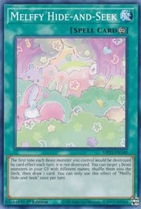 Carte YU GI OH MELFFY DE LA FORET MP21-FR129 1ère édition
