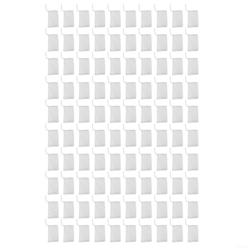 Paquete de 100 bolsas de red de protección de frutas, 15 x 25 cm, bolsas de malla de jardín para frutas, uvas, fresas, cubierta transpirable para plantas para control de plagas de pájaros al aire