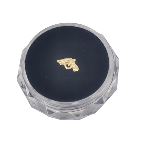 Image of CHAMON 8K Gold Tooth Gem,Revolver Inlaid Zircon Aesthetic Smile Decoration | 8K Gold, Lead-free, Curvature conforms to tooth surface
