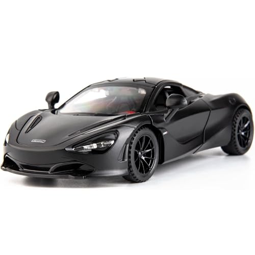 Image of McLaren 720s Model Car Sports Car 1:32 Exclusive Alloy Metal Pull Back Die-cast Diecast Metal Pullback Toy car with Openable Doors & Light Music Gifts Toys for Kids【Colors as Per Stock】