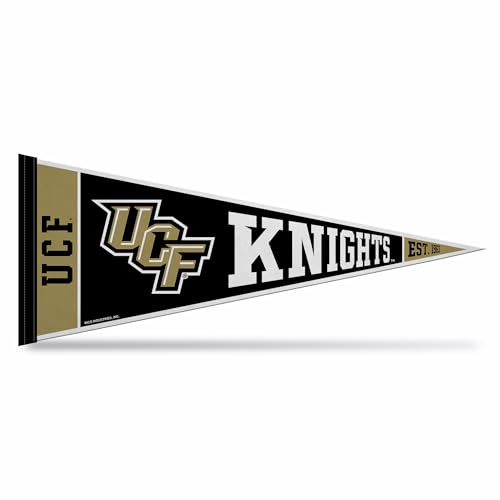Rico Industries NCAA Central Florida Knights - UCF Rally 12" x 30" Felt Wall Décor Pennant - Great for Home/Bed Room/Man Cave Décor