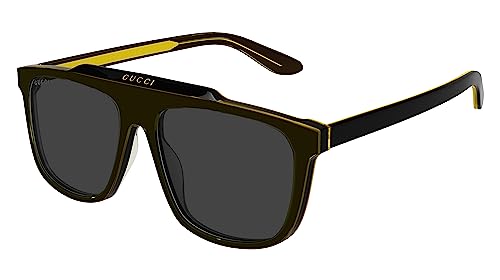 Gucci Gafas de Sol GG1039S Black/Grey 58/16/145 hombre