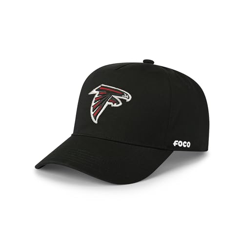 FOCO Atlanta Falcons NFL Primary Logo Marquee RF Cap - Black