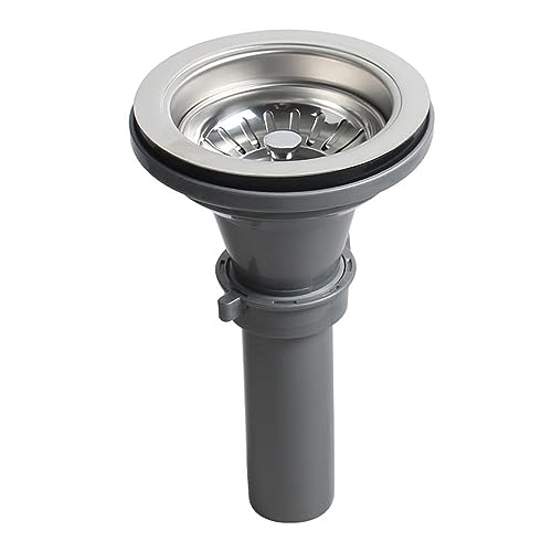 Kit Repuesto Colador para Fregadero de Acero Inoxidable 4.5in