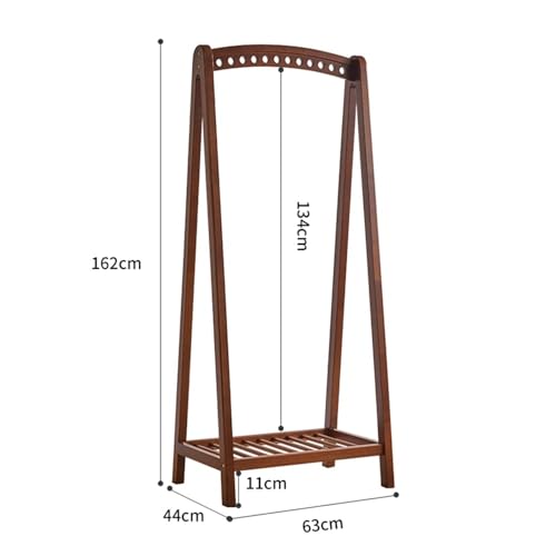 Portant à vêtements avec étagère de rangement double couche - 2