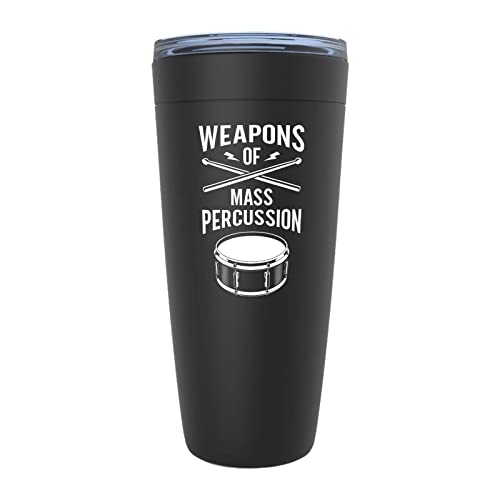 Tumbler Viking Negro Edición Especial para Bateristas - 20 oz - Bubble Hugs miniatura 1