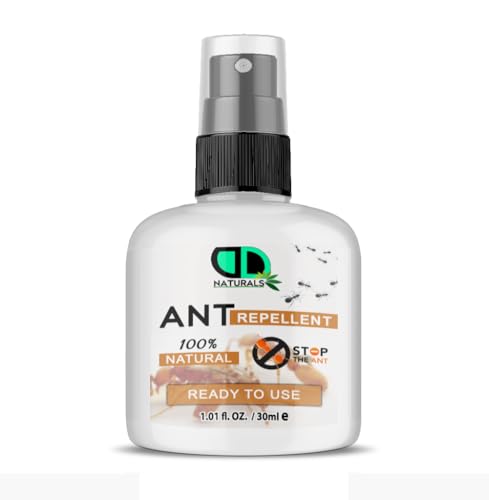 100% Natural Ant Repellent Spray - Non-Toxic, Indoor & Outdoor Pest Control, Easy Application, Long-Lasting Protection, Eco-Friendly, Protect Your Home & Garden (30ml Spray)