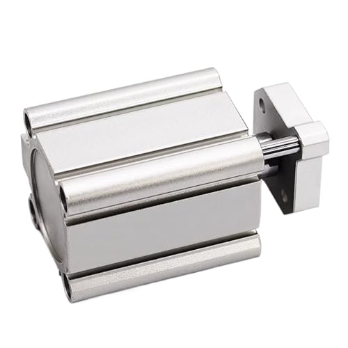 Cylindre pneumatique à 3 tiges CQMB100 guidé compact de course 5 à 100mm pour guidage de précision