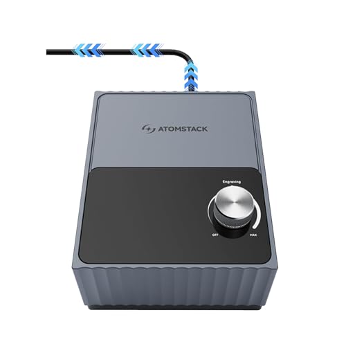 Durevole: il corpo della pompa ad aria è realizzato in alluminio di alta qualità per garantire durata e stabilità. È completamente compatibile con il modulo laser e di facile manutenzione. Quattro piedini in gomma riducono il rumore e le vibrazioni e garantiscono un flusso d'aria stabile per lunghi periodi.