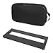 ZUXOCY Guitar Effect Pedalboard with Carrying Bag Aluminum Alloy Effect Pedal Plate Portable Large Guitar Pedal Board Enduring