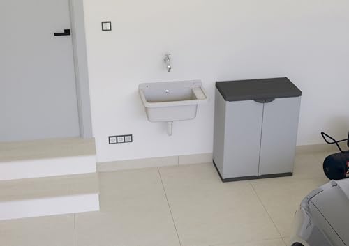 Bac de lavage extérieur Adventa pour nettoyer le jardin et le garage - 5
