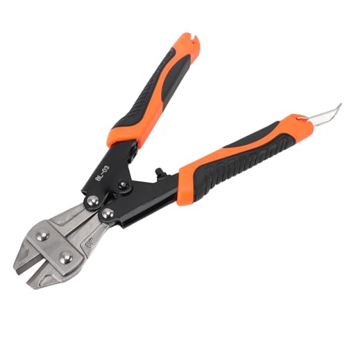 FTVOGUE Mini -boulon, Cisailles en Acier à Ressort de 8 Pouces pour Couper des Fils, des Câbles et des Boulons, Outil Idéal pour les Travaux électriques et les Projets de Bricolage
