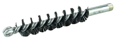 Weiler 44125 1" Single Spiral Flue Brush, .012 Steel Fill, Made in the USA