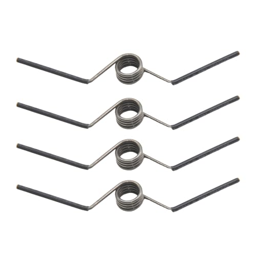 Self-Opening Door Hinge Spiral Z-Shaped Spring Suitable for Hinges with a Radius of 5/8 Provides Reverse Elastic Force to Achieve Automatic Door Reset (Two Pairs)