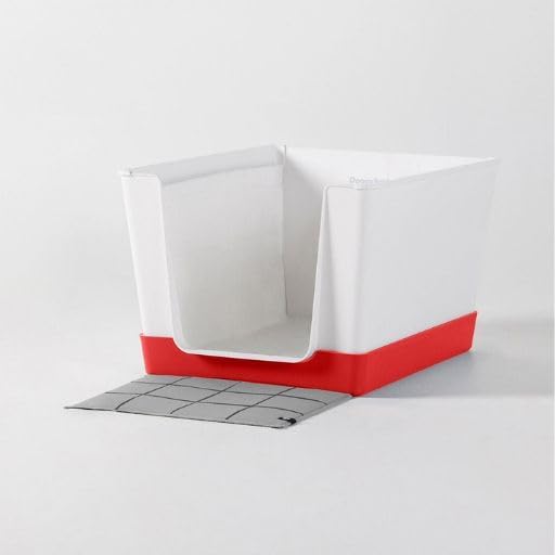 Cuarto de baño para perros, caja de arena para interiores con almohadillas verticales para orina para razas de juguetes, hombres y hembras,