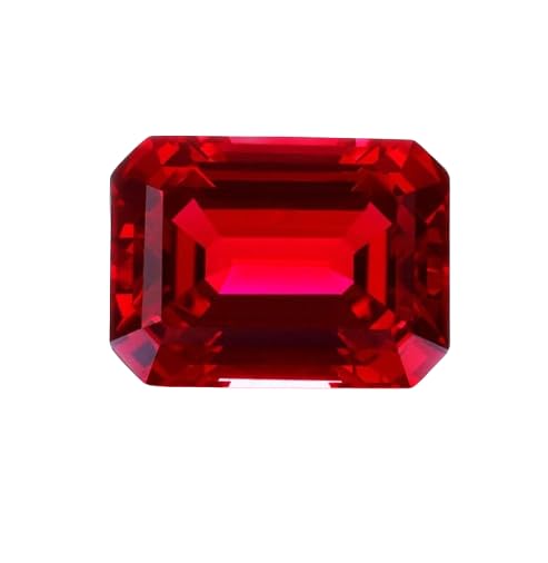 New Burma Emerald Shape Ruby Stonee Genuine & Natural Yaqoot Stone Original Certified माणिक रत्न ओरिजिनल A1+++ Graded Manik Stones 4 Carat-12 Astrology Stone Original Rubyy For Ring Wear