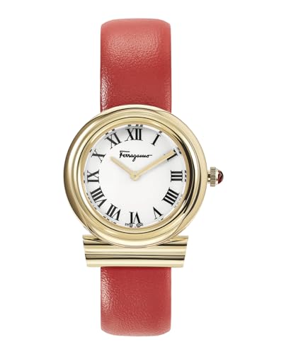 Amazon.com: Salvatore Ferragamo Gancini Quartz White Dial Ladies 