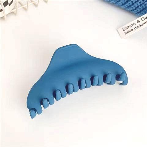 7PCS Blue Hair Claw Clips, Lightweight Big Strong Hold Nonslip Matte Claw for Thick Hair & Thin Hair & Curly Hair, 90's Vintage Jaw Clips for Women & Girls, - Image 8