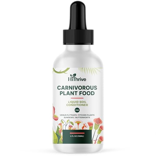 4oz Carnivorous Plant Food & Venus Fly Trap Food - Feeds up to 500 Times, Tropical Plant Fertilizer for Carnivorous Plants, Premium Liquid Fertilizer & Feeding Supplement for Consistent Growth