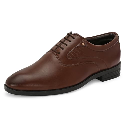 Centrino Formal Shoe for Men | Lace-Up Derby for Business & Casual Wear | Stylish Design with Comfortable Fit Craftsmanship for All-Day Support (64056