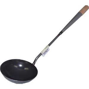 Wahei Freiz AD-841 Wok Ladle, Stainless Steel, Made in Japan