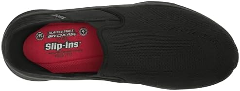 Skechers Men's Hands Free Slip-Ins D'Lux Walker SR Joden Health Care Professional Shoe, Black, 12 Wide | Image 4