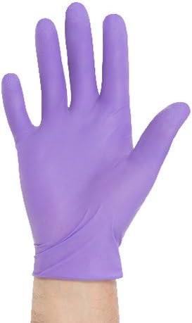 HALYARDPurple Nitrile-Xtra Exam Gloves, Sterile (Individually Wrapped), Powder-Free, 5.9 mil, 12", Purple, Large, 14262 (Case of 400/200 Pairs)