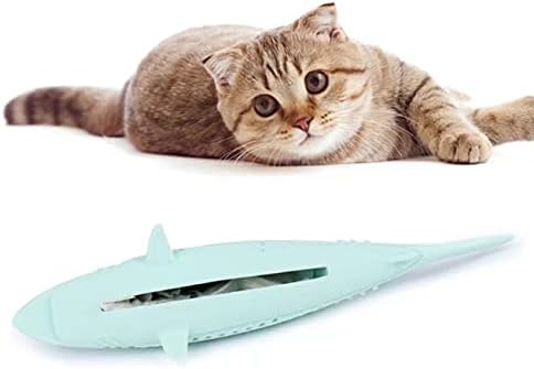 Panpan 3 Pcs Interactive Cat Toys Kitten Catnip Toothbrush Chew Treat Toy Natural Rubber for Teeth Cleaning Dental Care
