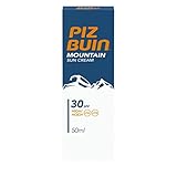 Piz Buin Mountain Sonnencreme mit LSF 30, Sonnenschutz speziell fürs Skifahren und Wandern, gegen Wind und Kälte, 50ml