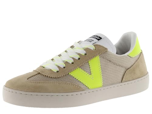 Victoria BERLÍN Rejilla & Serraje, Zapatillas Unisex Adulto, Beige, 42 EU