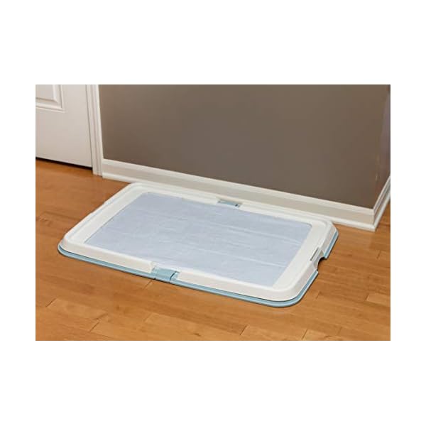 IRIS USA Pee Pad Holder for Puppy Pads, Dog Pad Holder, Pee Pad Tray