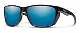 Smith Longfin Sunglasses Black/ChromaPop Polarized Blue Mirror
