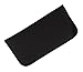 1 Pack Soft Faux Leather Slip In Eyeglass Case, Fits Medium to Large Frames, Black