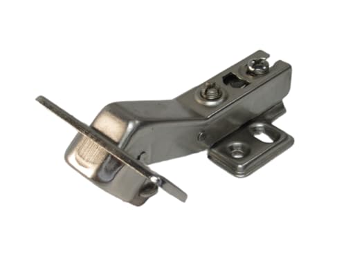 45-Degree Self-Closing Corner Cabinet Hinge, Black Metal, Positive Angle Design for Kitchen Furniture, Professional Grade Hardware