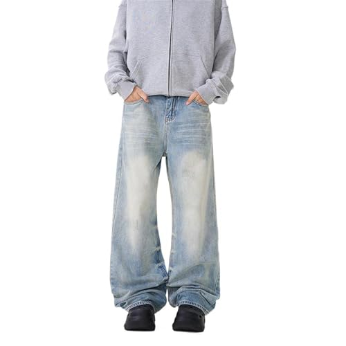 Men's Denim Pants Summer Commuter American Straight Leg Jeans