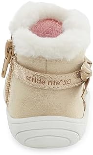 Stride Rite 360 Unisex ZINA Boot CHAMPAGNE, Size 3M | Image 2