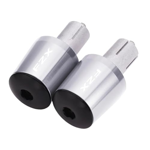 Embouts de guidon moto 7/8" 22mm argent pour FZX 150 250 700 750