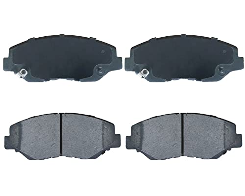 Image of Front D914 Ceramic Brake Pads Set Vehicle Replacement Part for Honda Accord Civic CR-V Element Fit Pilot Acura ILX